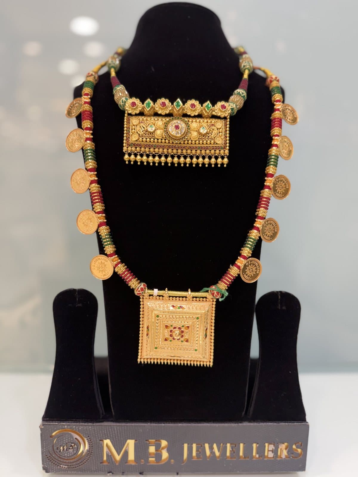 Heritage gold jewellery at MB Jewellers, Sikar